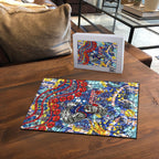 Western Bulldogs ANZAC Day Puzzle Aboriginal Dot Art Indigenous Australian Cultural