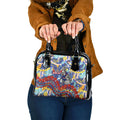 Western Bulldogs ANZAC Day Shoulder Handbag Aboriginal Dot Art Indigenous Australian Cultural