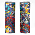 Western Bulldogs ANZAC Day Skinny Tumbler Aboriginal Dot Art Indigenous Australian Cultural