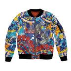 Western Bulldogs ANZAC Day Sleeve Zip Bomber Jacket Aboriginal Dot Art Indigenous Australian Cultural