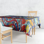 Western Bulldogs ANZAC Day Tablecloth Aboriginal Dot Art Indigenous Australian Cultural
