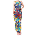 Western Bulldogs ANZAC Day Tank Maxi Dress Aboriginal Dot Art Indigenous Australian Cultural