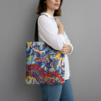 Western Bulldogs ANZAC Day Tote Bag Aboriginal Dot Art Indigenous Australian Cultural