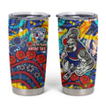 Western Bulldogs ANZAC Day Tumbler Cup Aboriginal Dot Art Indigenous Australian Cultural