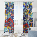 Western Bulldogs ANZAC Day Window Curtain Aboriginal Dot Art Indigenous Australian Cultural