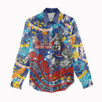 Western Bulldogs ANZAC Day Women Casual Shirt Aboriginal Dot Art Indigenous Australian Cultural