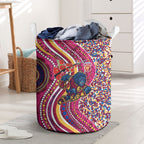 Brisbane Lions ANZAC Day Laundry Basket Indigenous Poppy Remembrance Lion Warrior