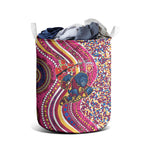 Brisbane Lions ANZAC Day Laundry Basket Indigenous Poppy Remembrance Lion Warrior
