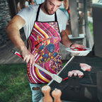 Brisbane Lions ANZAC Day Apron Indigenous Poppy Remembrance Lion Warrior