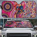 Brisbane Lions ANZAC Day Auto Sun Shade Indigenous Poppy Remembrance Lion Warrior