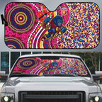 Brisbane Lions ANZAC Day Auto Sun Shade Indigenous Poppy Remembrance Lion Warrior