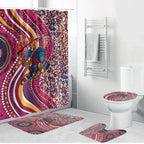 Brisbane Lions ANZAC Day Bathroom Set Indigenous Poppy Remembrance Lion Warrior