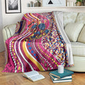 Brisbane Lions ANZAC Day Blanket Indigenous Poppy Remembrance Lion Warrior