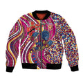 Brisbane Lions ANZAC Day Bomber Jacket Indigenous Poppy Remembrance Lion Warrior