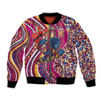Brisbane Lions ANZAC Day Bomber Jacket Indigenous Poppy Remembrance Lion Warrior