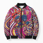 Brisbane Lions ANZAC Day Bomber Puffer Jacket Indigenous Poppy Remembrance Lion Warrior
