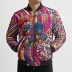 Brisbane Lions ANZAC Day Bomber Puffer Jacket Indigenous Poppy Remembrance Lion Warrior