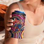 Brisbane Lions ANZAC Day 4 in 1 Can Cooler Tumbler Indigenous Poppy Remembrance Lion Warrior