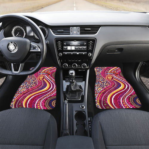 Brisbane Lions ANZAC Day Car Mats Indigenous Poppy Remembrance Lion Warrior