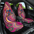 Brisbane Lions ANZAC Day Car Seat Cover Indigenous Poppy Remembrance Lion Warrior