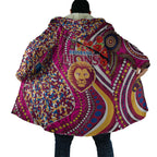 Brisbane Lions ANZAC Day Cloak Indigenous Poppy Remembrance Lion Warrior