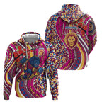 Brisbane Lions ANZAC Day Hoodie Indigenous Poppy Remembrance Lion Warrior
