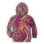 Brisbane Lions ANZAC Day Kid Hoodie Indigenous Poppy Remembrance Lion Warrior