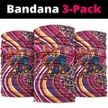 Brisbane Lions ANZAC Day Neck Gaiter Indigenous Poppy Remembrance Lion Warrior