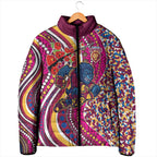 Brisbane Lions ANZAC Day Padded Jacket Indigenous Poppy Remembrance Lion Warrior