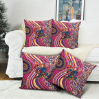 Brisbane Lions ANZAC Day Pillow Cover Indigenous Poppy Remembrance Lion Warrior
