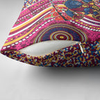Brisbane Lions ANZAC Day Pillow Cover Indigenous Poppy Remembrance Lion Warrior