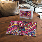 Brisbane Lions ANZAC Day Puzzle Indigenous Poppy Remembrance Lion Warrior
