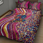Brisbane Lions ANZAC Day Quilt Bed Set Indigenous Poppy Remembrance Lion Warrior