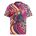 Brisbane Lions ANZAC Day Rugby Jersey Indigenous Poppy Remembrance Lion Warrior