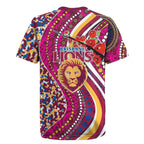 Brisbane Lions ANZAC Day Rugby Jersey Indigenous Poppy Remembrance Lion Warrior