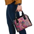 Brisbane Lions ANZAC Day Shoulder Handbag Indigenous Poppy Remembrance Lion Warrior