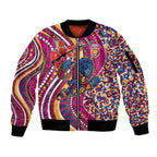 Brisbane Lions ANZAC Day Sleeve Zip Bomber Jacket Indigenous Poppy Remembrance Lion Warrior