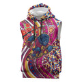 Brisbane Lions ANZAC Day Sleeveless Hoodie Indigenous Poppy Remembrance Lion Warrior
