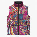 Brisbane Lions ANZAC Day Sleeveless Puffer Jacket Indigenous Poppy Remembrance Lion Warrior