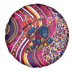Brisbane Lions ANZAC Day Spare Tire Cover Indigenous Poppy Remembrance Lion Warrior