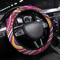 Brisbane Lions ANZAC Day Steering Wheel Cover Indigenous Poppy Remembrance Lion Warrior