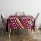 Brisbane Lions ANZAC Day Tablecloth Indigenous Poppy Remembrance Lion Warrior