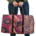 Brisbane Lions ANZAC Day Travel Bag Indigenous Poppy Remembrance Lion Warrior