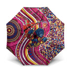 Brisbane Lions ANZAC Day Umbrella Indigenous Poppy Remembrance Lion Warrior
