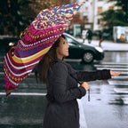 Brisbane Lions ANZAC Day Umbrella Indigenous Poppy Remembrance Lion Warrior