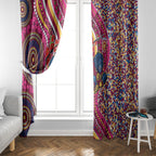 Brisbane Lions ANZAC Day Window Curtain Indigenous Poppy Remembrance Lion Warrior