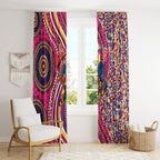 Brisbane Lions ANZAC Day Window Curtain Indigenous Poppy Remembrance Lion Warrior
