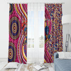 Brisbane Lions ANZAC Day Window Curtain Indigenous Poppy Remembrance Lion Warrior