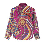 Brisbane Lions ANZAC Day Women Casual Shirt Indigenous Poppy Remembrance Lion Warrior