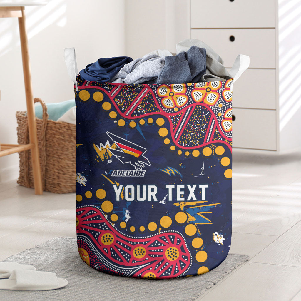 Personalized Adelaide Laundry Basket Aboriginal Pattern with Graffiti Style